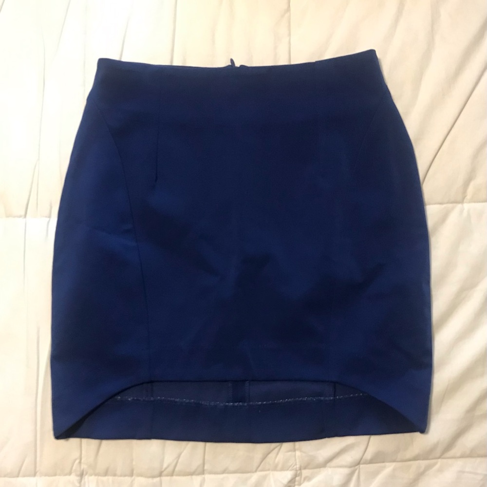 Blue Mini Skirt